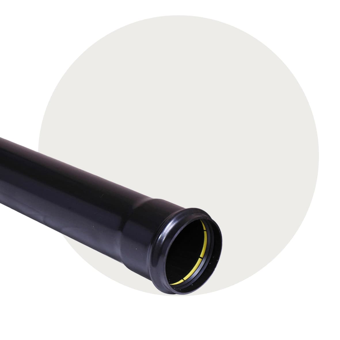 PVC svarte overvannsrør SN 8