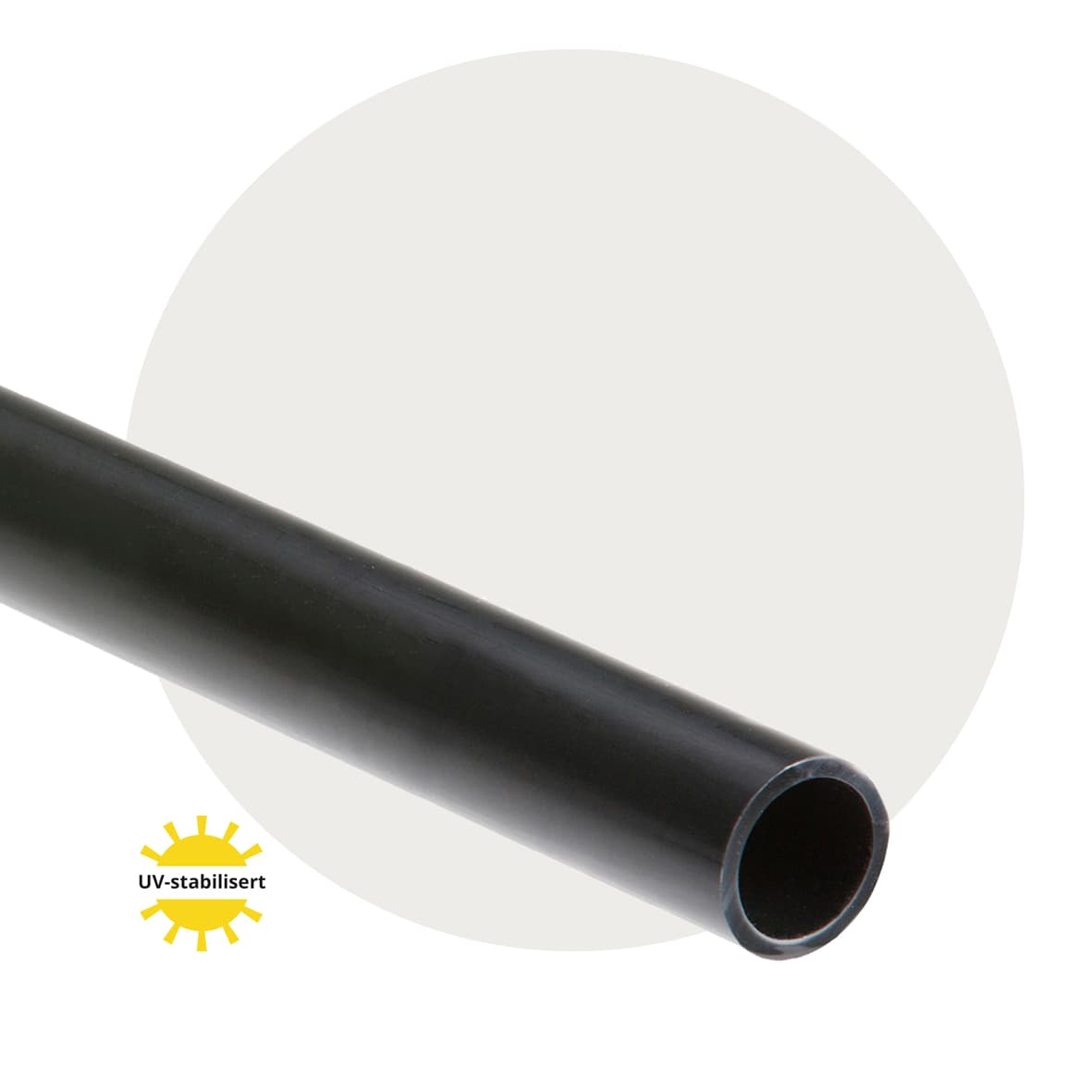 UV-bestandige glatte el-rør i PVC
