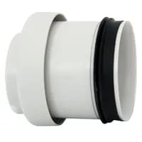 Produktbilde - 2207158 - PP Smartline overgang mmuffe gråhvit med 50mm skjøtenippel32mm muffe