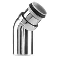 Produktbilde - 2207098 - PP Smarline bend med nippel krom med skjøtenippel og spissende