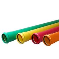 Produktbilde - 3076342 - Protectline rør SN8, PVC, rød mmuffe