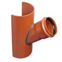 315x200 mm 45° PVC sadelgren