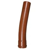 250 mm PVC 11° rødbrunt langbend