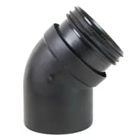 Produktbilde - 2207025 - PP Smartline bend sort med skjøtenippel og spissende