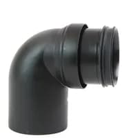 Produktbilde - 2207033 - PP Smartline bend sort med skjøtenippel og spissende