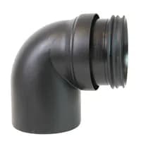 Produktbilde - 2207034 - PP Smartline bend sort med skjøtenippel og spissende