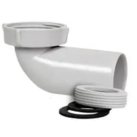 40 mm 88° PP Smartline bend med hettemutter