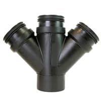Produktbilde - 2207276 - PP Smartline dobbelgren sort med skjøtenippler