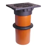 Produktbilde - 3358509 - PVC teleskopforlengelse mfirkant ramme, rist, pakn.
