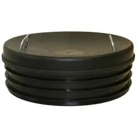 Produktbilde - 3358324 - PP lokk med ribber for 630mm stigerør sort
