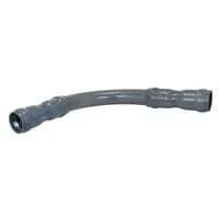 110 mm 11° PVC Griplock bend med 2 muffer SDR21 grå