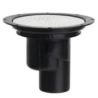 Produktbilde - 4522057 - Pipelife gulvsluk med bunnutløp utløpsdiameter Ø75mm, svart