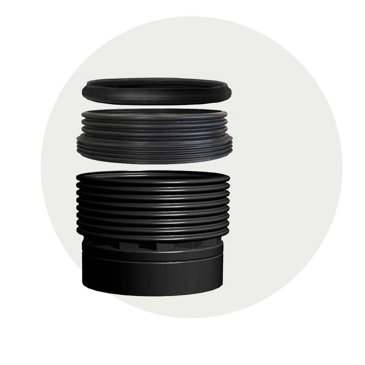 Ø650 toppløsning for 630 mm Pragma stigerør