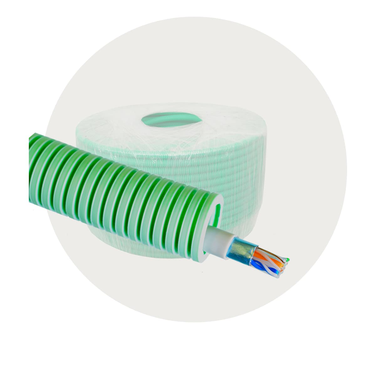 Poweline coil halogenfri med datakabel