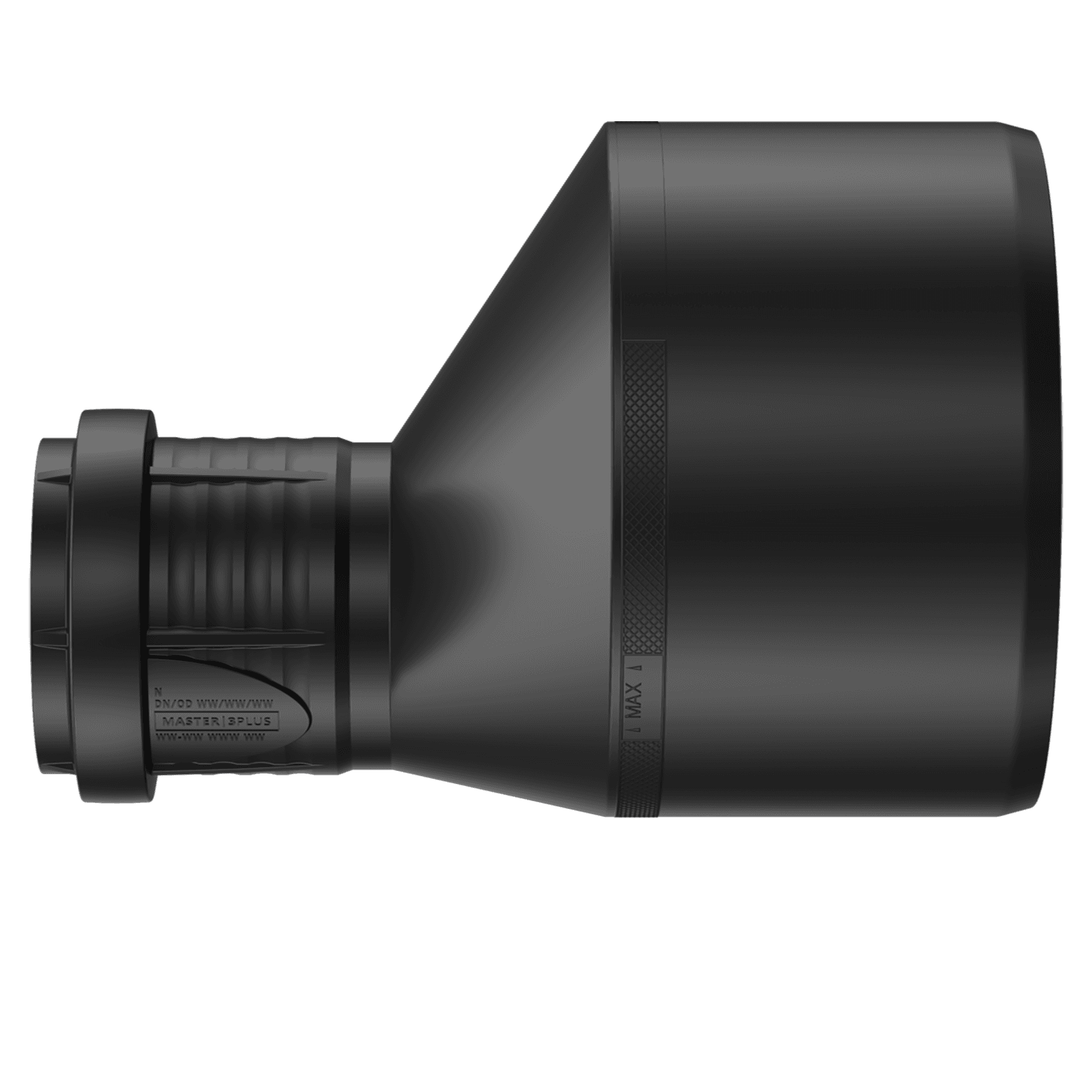Produktbilde - 2214897 - Master3Plus eks. overgang PP, svart