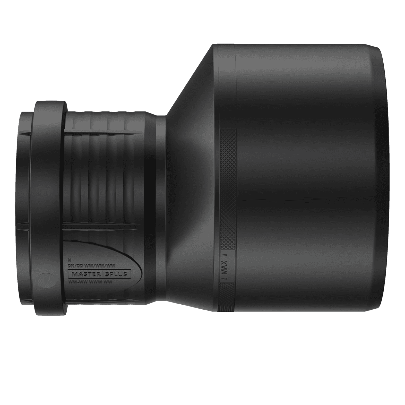 Produktbilde - 2214898 - Master3Plus eks. overgang PP, svart
