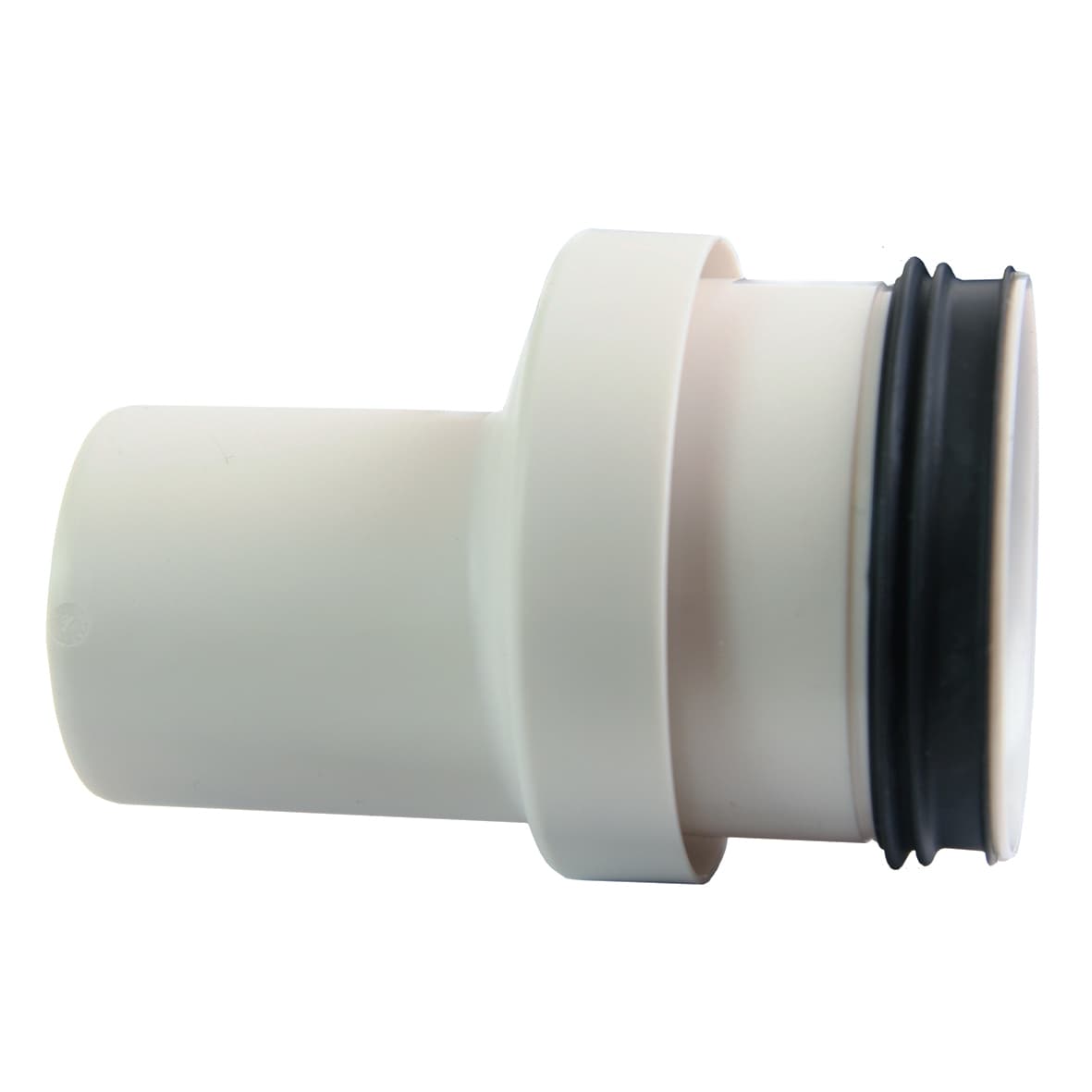 Produktbilde - 2207068 - PP Smartline overgang gråhvit med 75mm skjøtenippel50mm spissende