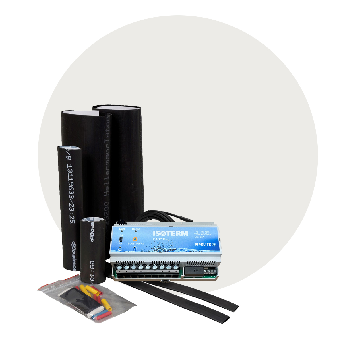 Isoterm T75, T300 og T600 endekobling
