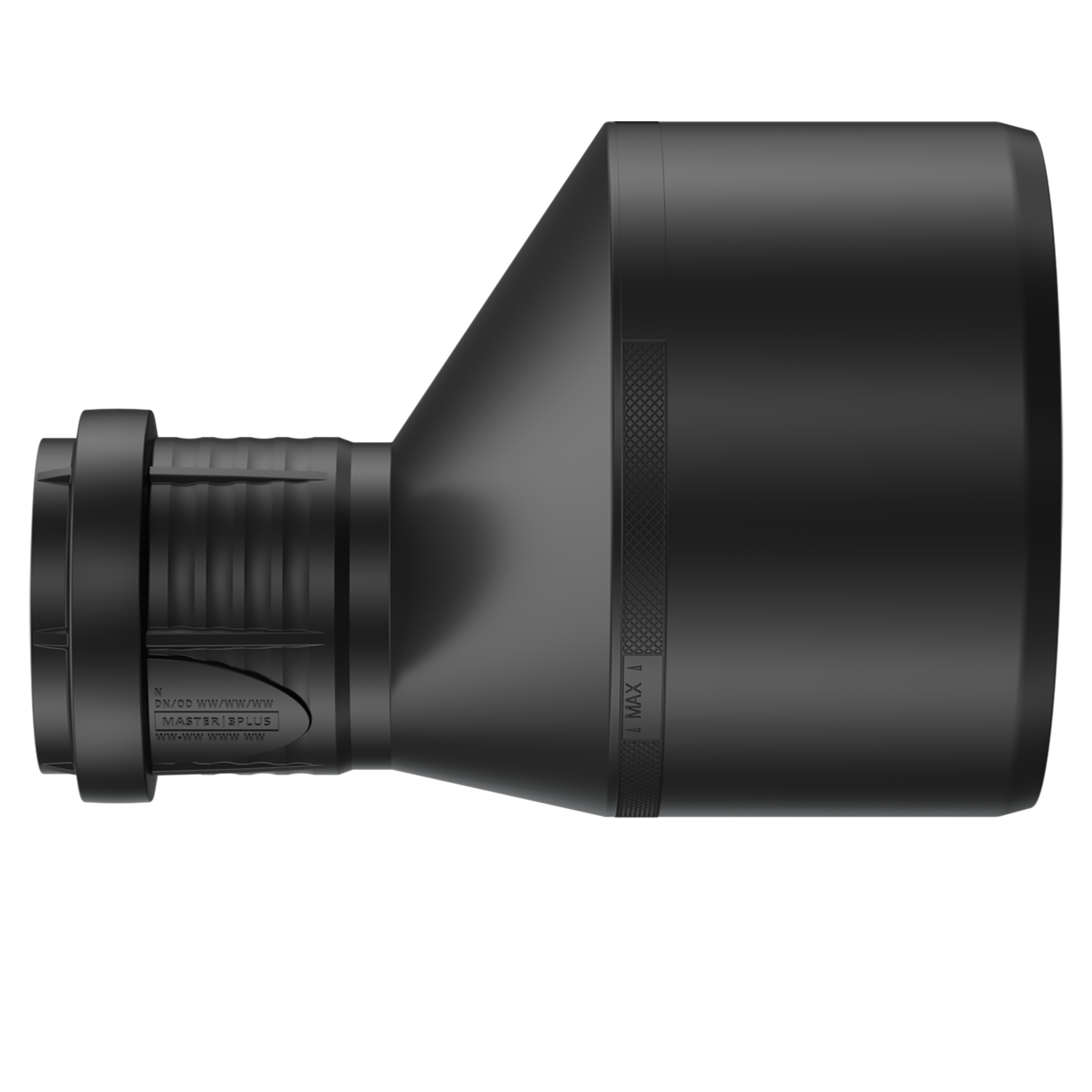 Produktbilde - 2214897 - Master3Plus eks. overgang PP, svart