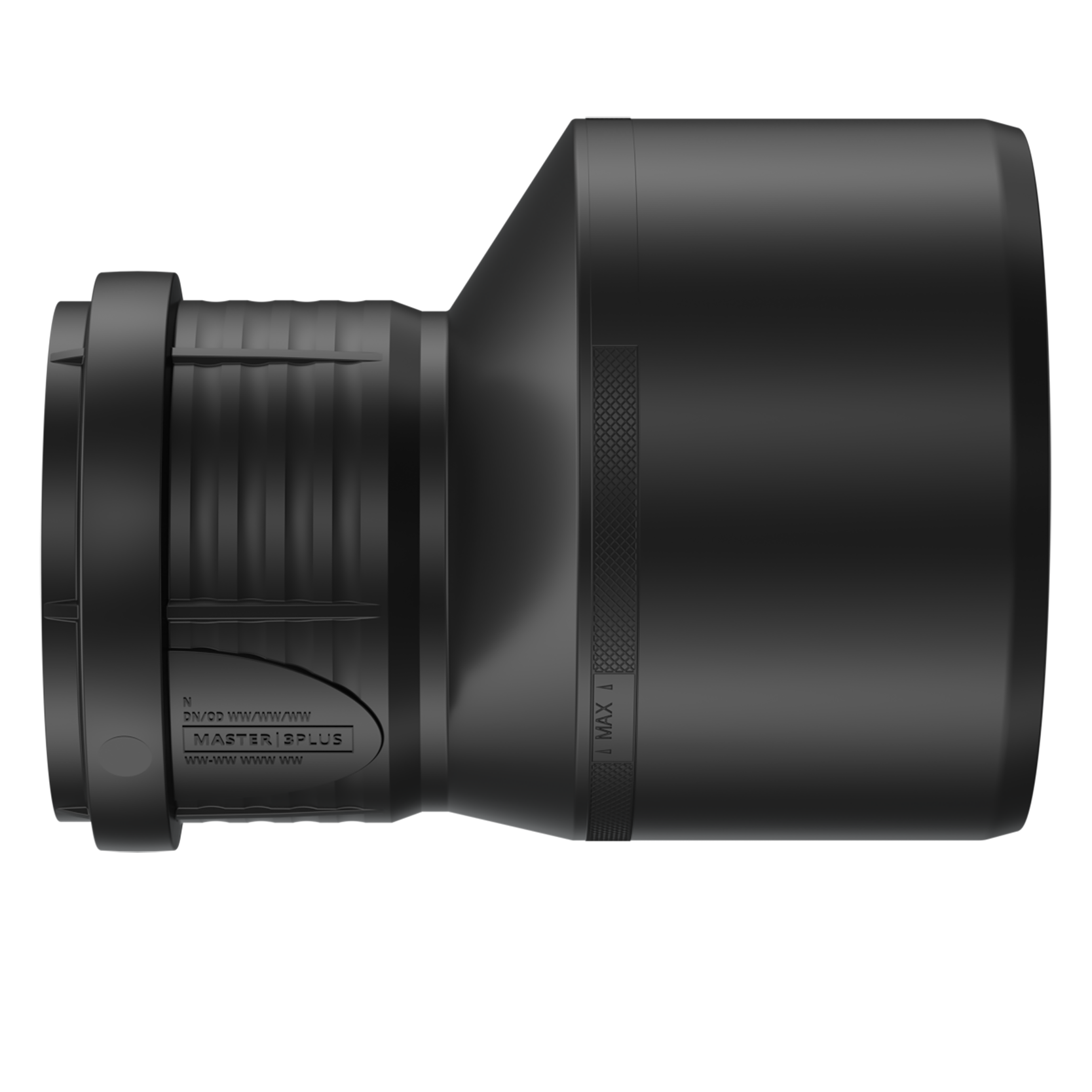 Produktbilde - 2214898 - Master3Plus eks. overgang PP, svart