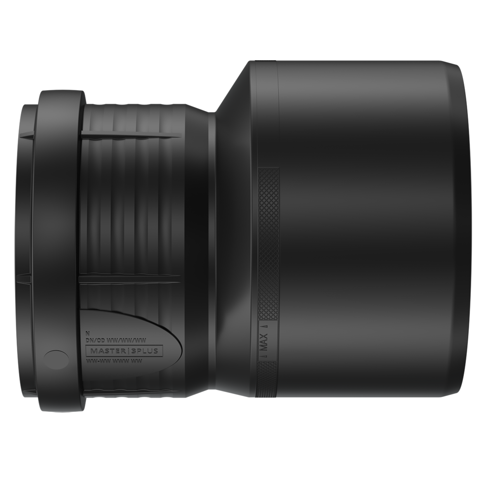 Produktbilde - 2214901 - Master3Plus eks. overgang PP, svart