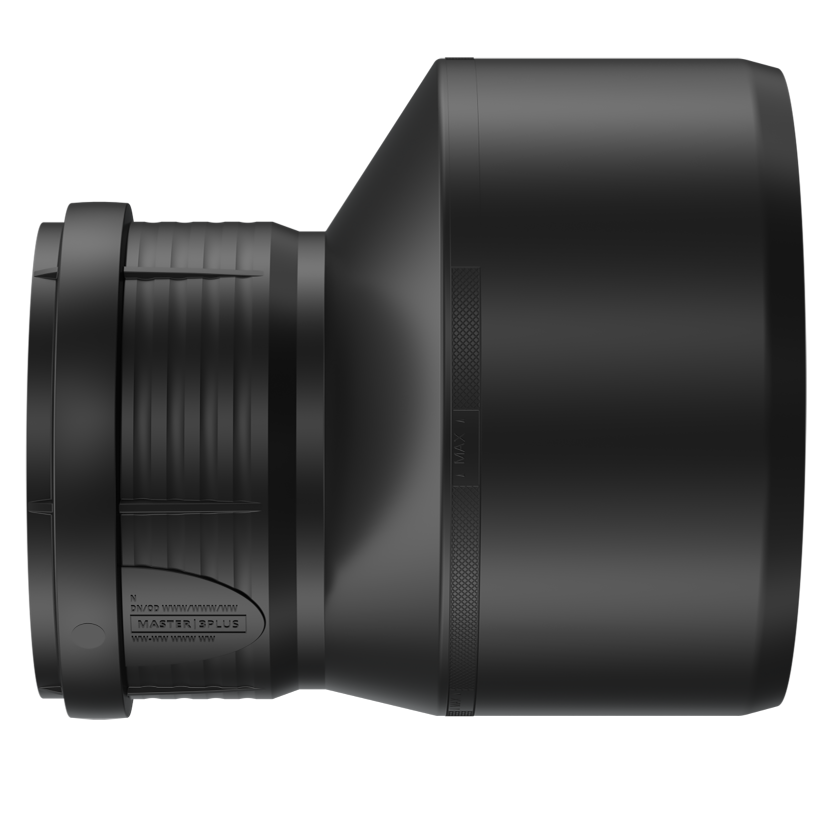 Produktbilde - 2214902 - Master3Plus eks. overgang PP, svart