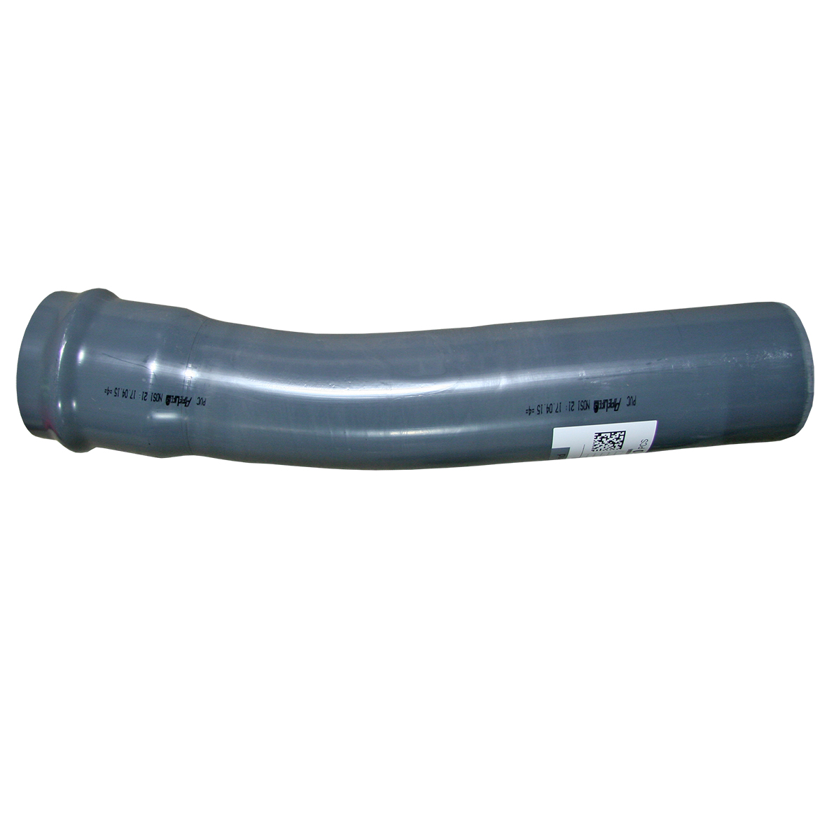 Produktbilde - 2350124 - PVC bend for trykkrør SDR grå