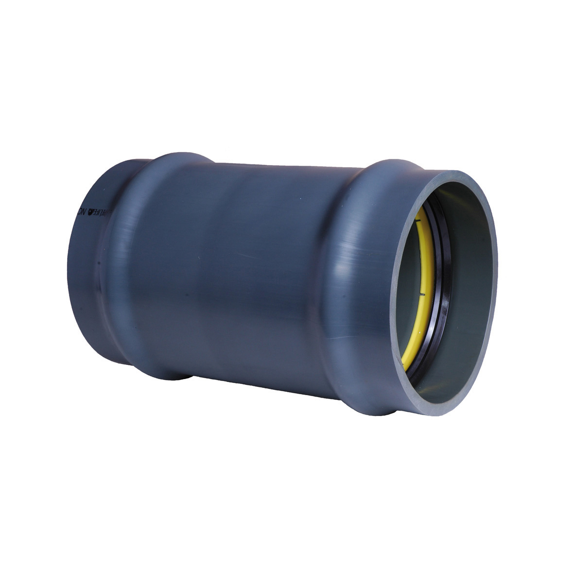 Produktbilde - 2350185 - PVC løpemuffe for trykkrør SDR 21 grå
