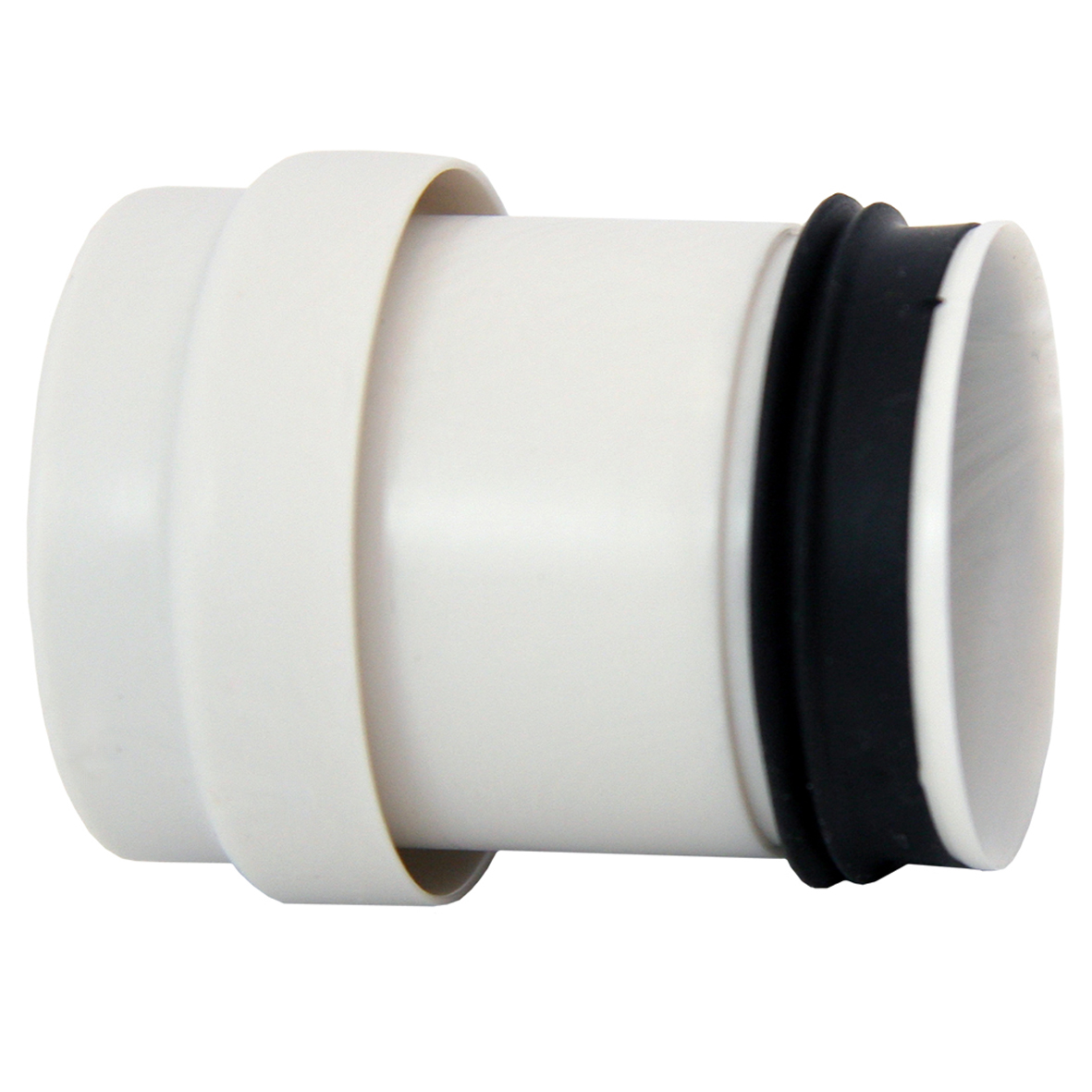Produktbilde - 2207157 - PP Smartline overgang mmuffe gråhvit med 40mm skjøtenippel32mm muffe