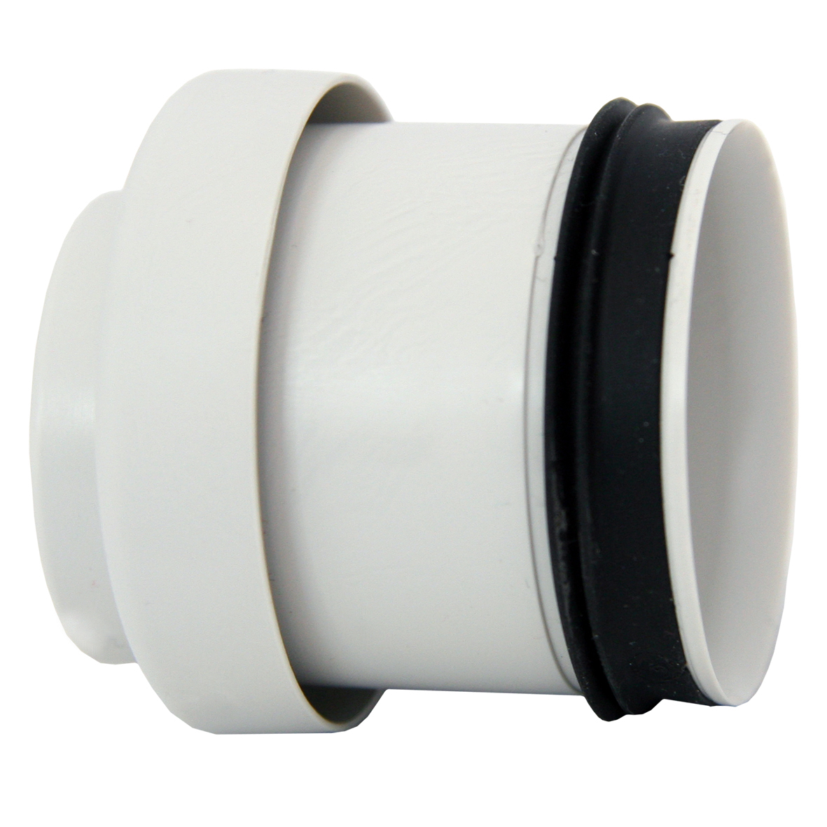 Produktbilde - 2207158 - PP Smartline overgang mmuffe gråhvit med 50mm skjøtenippel32mm muffe
