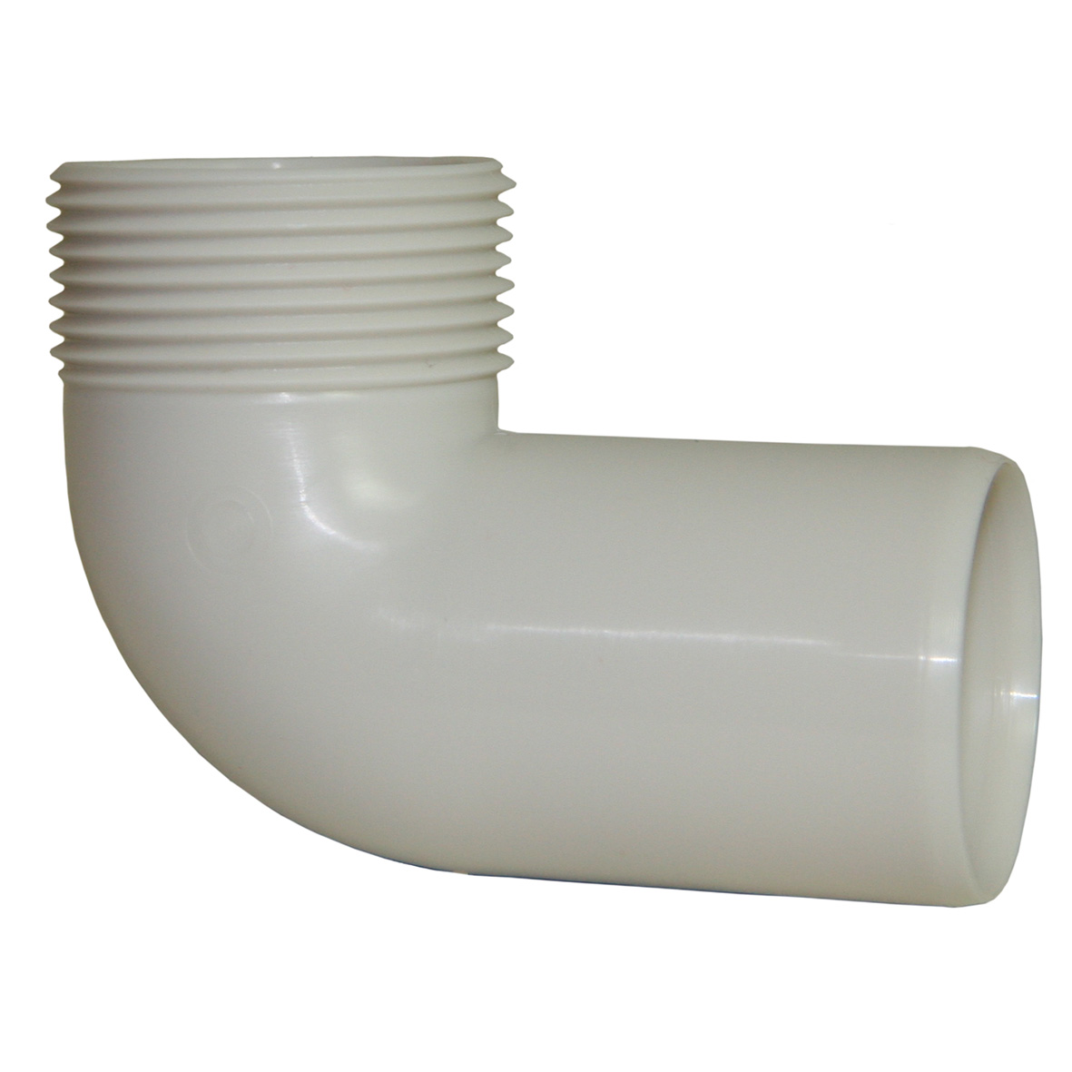 Produktbilde - 2207088 - PP Smartline bend mgjenger gråhvit utvendig gjenger 1 14