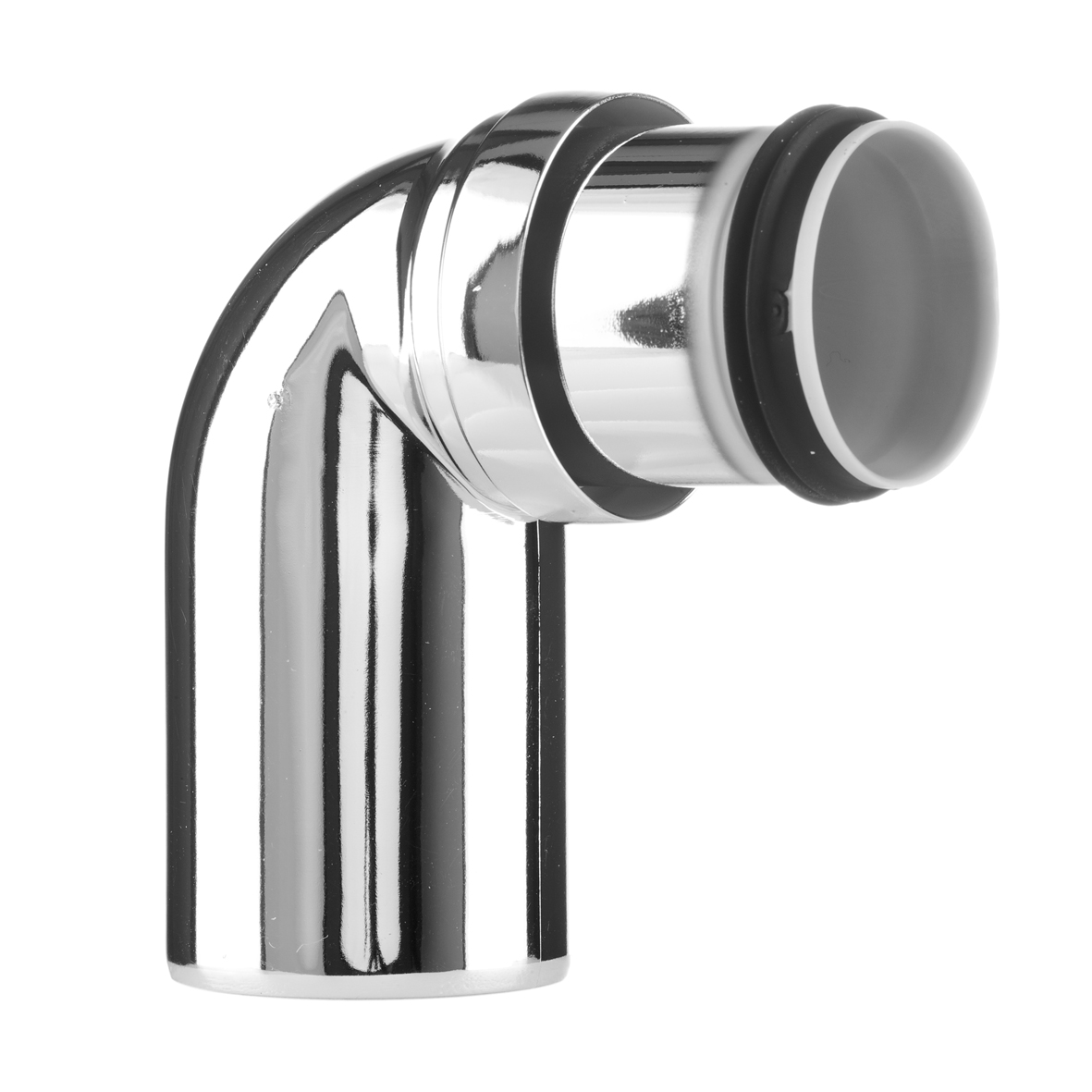 Produktbilde - 2207103 - PP Smartline bend krom med skjøtenippel og spissende
