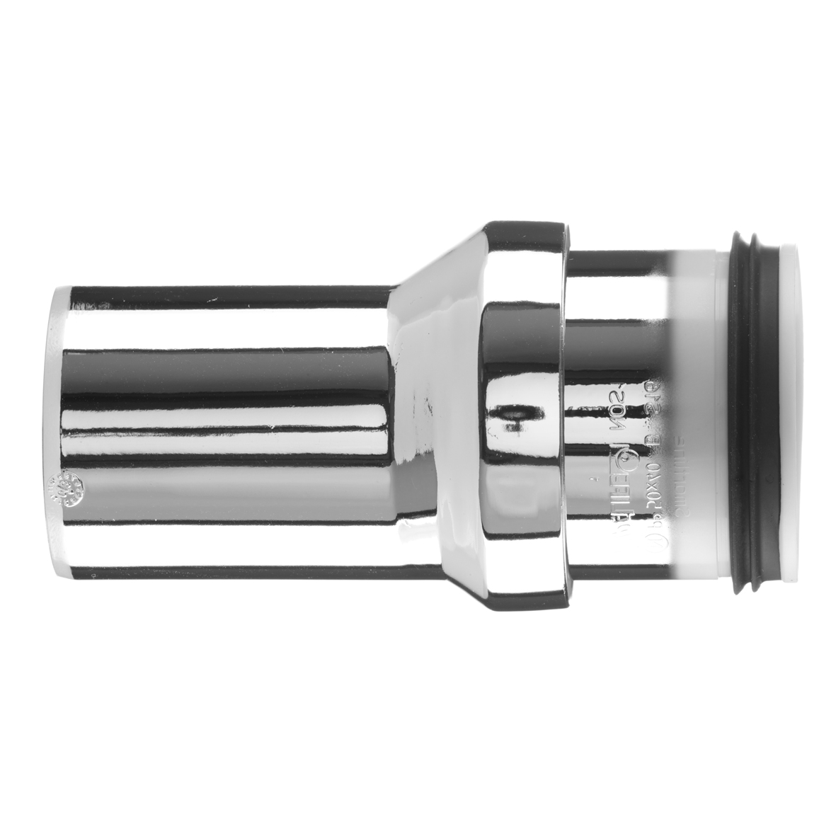 Produktbilde - 2207116 - PP Smartline overgang krom med 50mm skjøtenippel40mm spissende