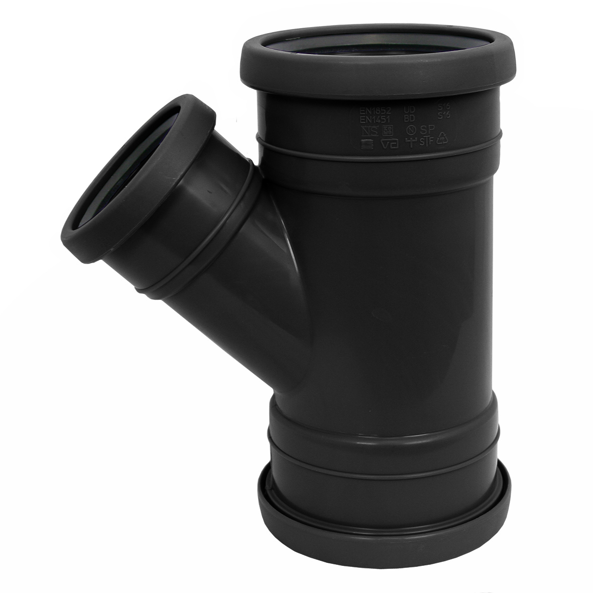 PP grenrør 75x50-45° am BK