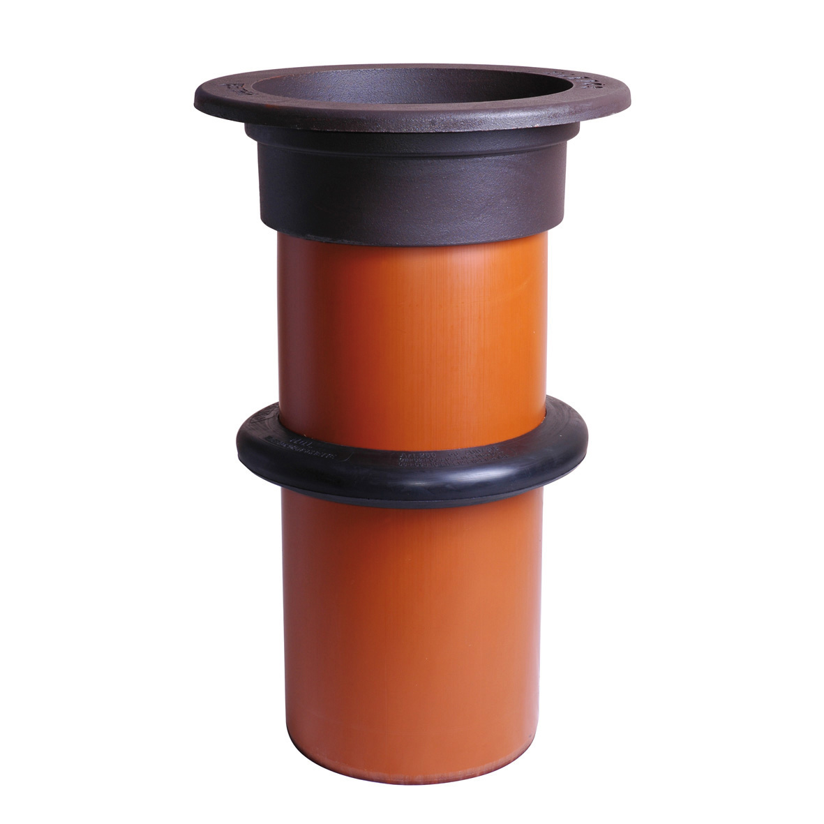 Produktbilde - 3358309 - PVC teleskopforlengelse mrund ramme og pakning