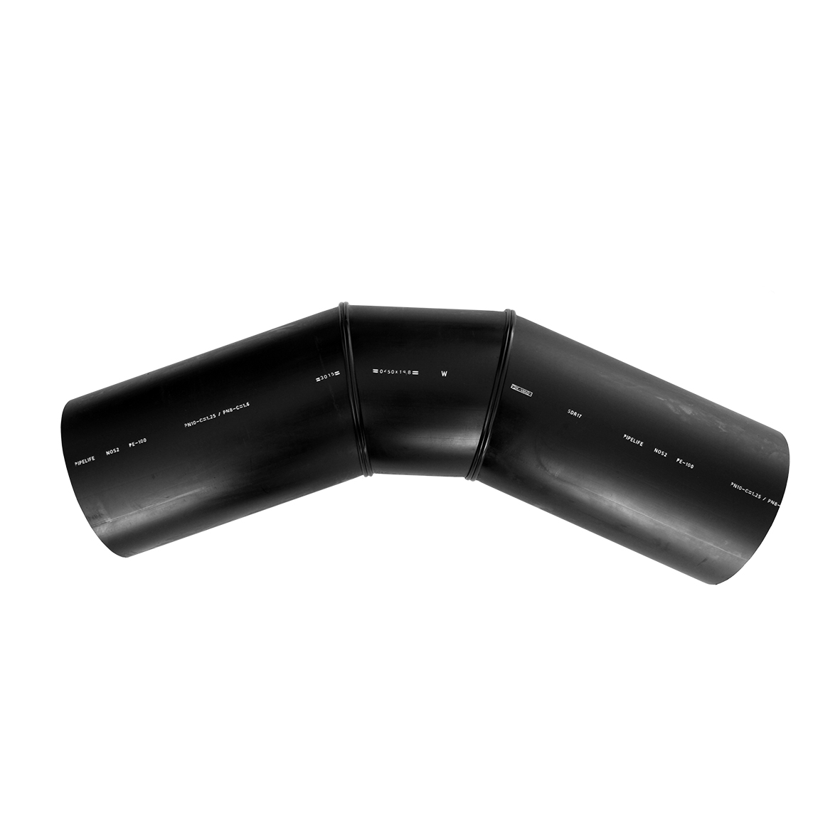 PE100RC SDR17 segmentbend 250 46-60°