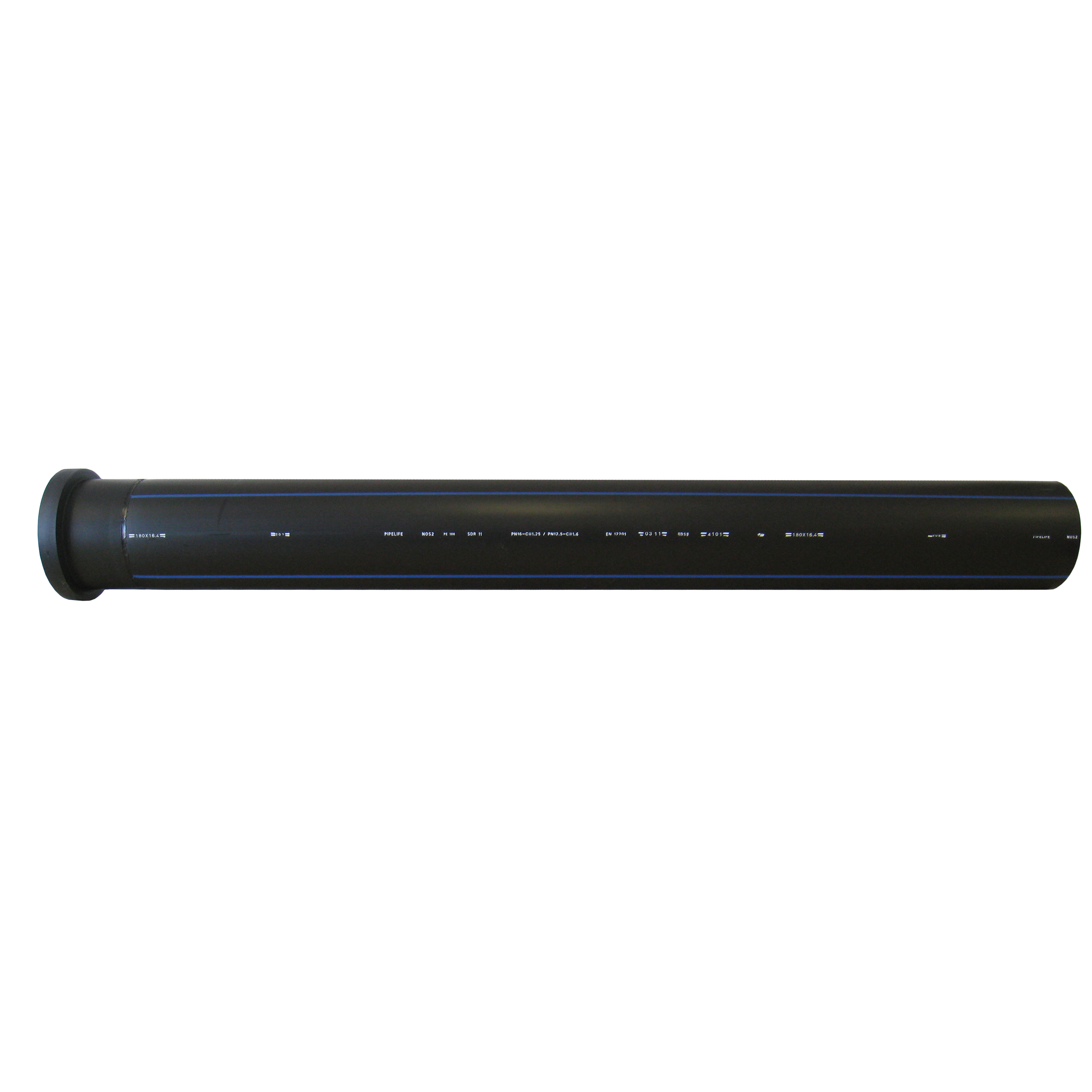 PE100RC SDR11 krage med rør 200 1,05m