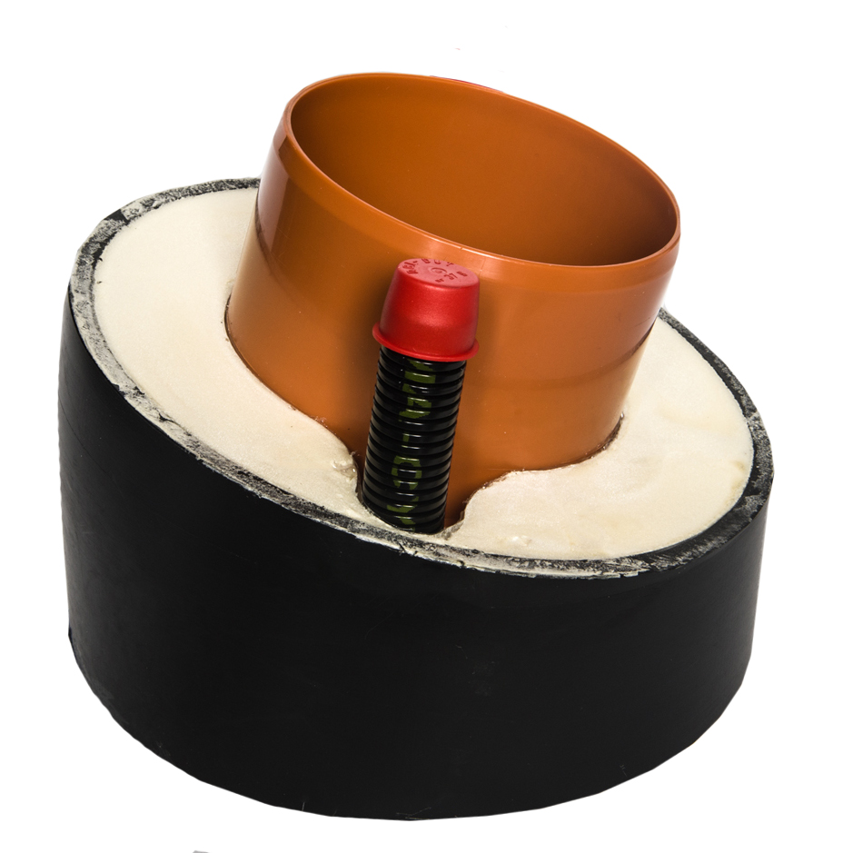 PP AVLØP K.BEND 125/225-15° SN8 1TR HOR