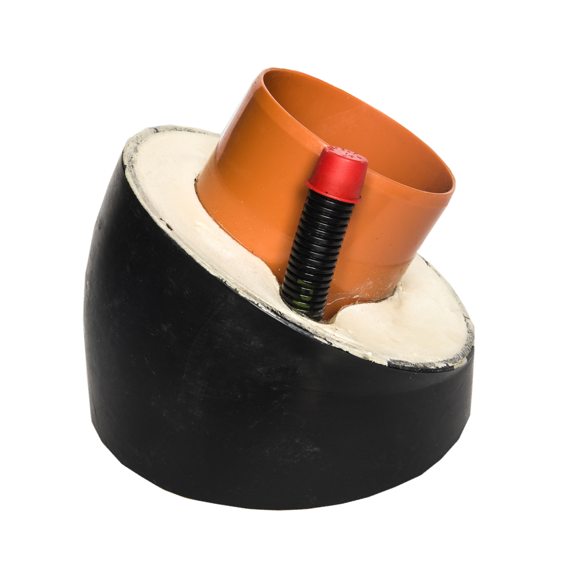 PP AVLØP K.BEND 125/225-30° SN8 1TR HOR