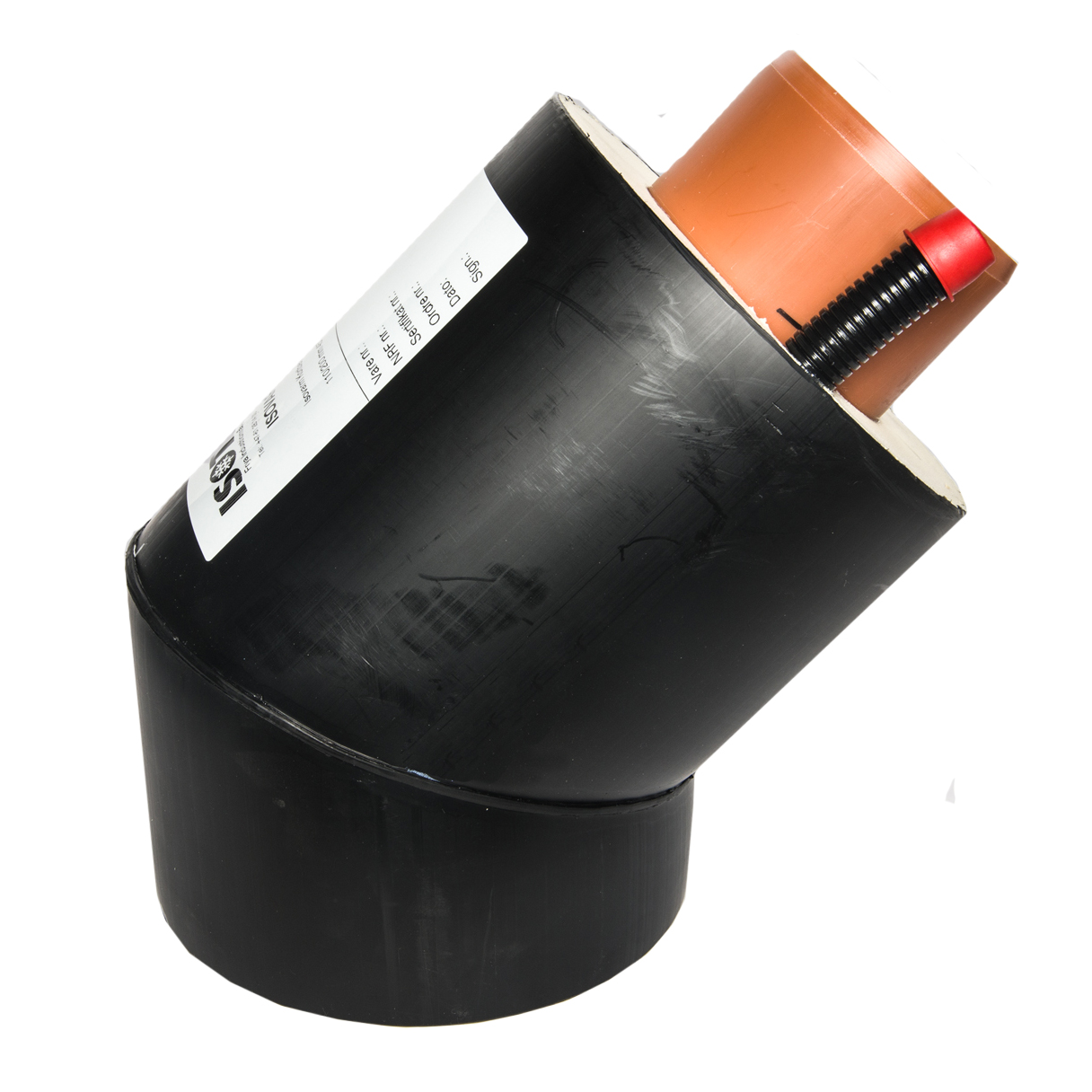PP AVLØP K.BEND 200/315-45° SN8 1TR HOR