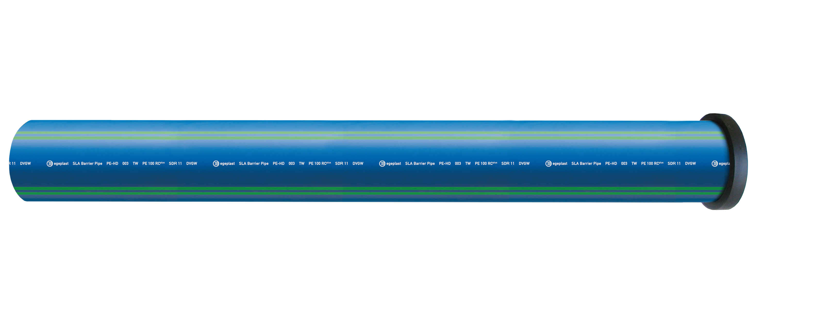 Produktbilde - 2420112 - PE100RC SmartlineA Krage SDR11 1,2m rør BL