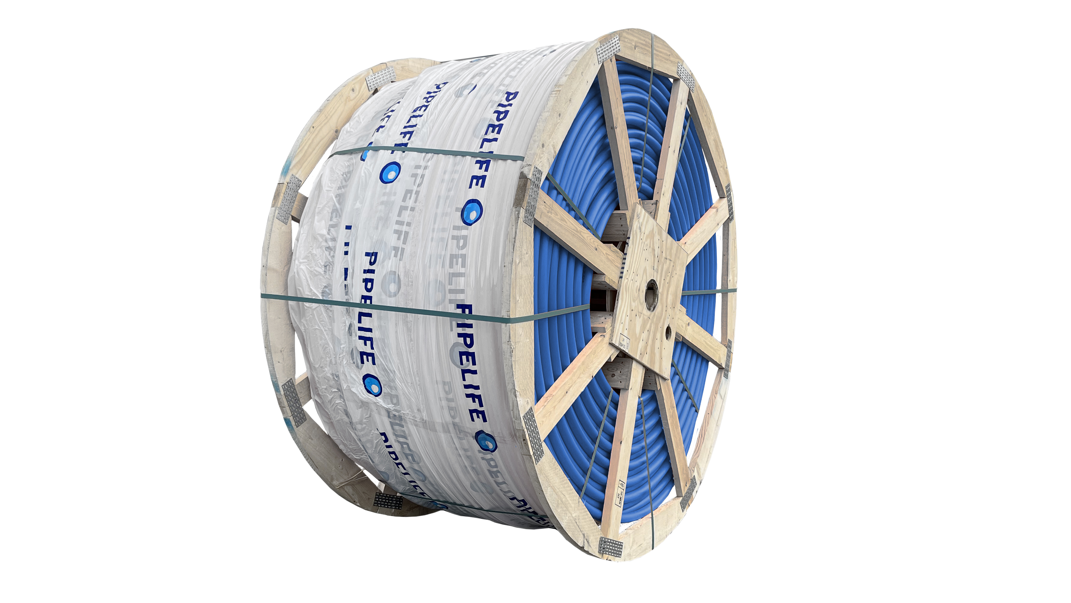 Produktbilde - 3114194 - PE DL fiberkabelrør på trommel, blå SN64