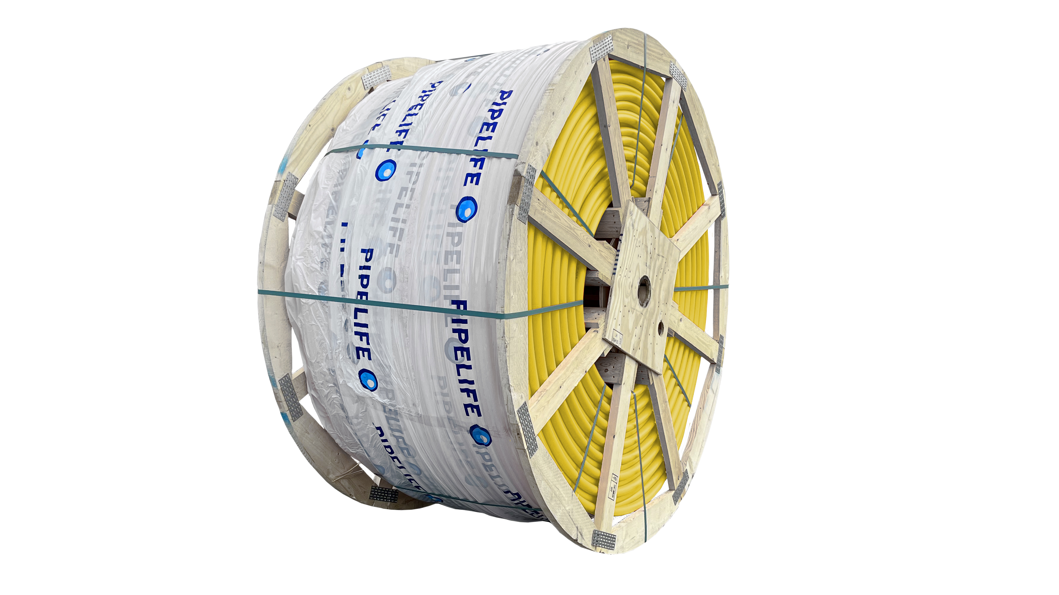 Produktbilde - 3114193 - PE DL fiberkabelrør på trommel, gul SN64
